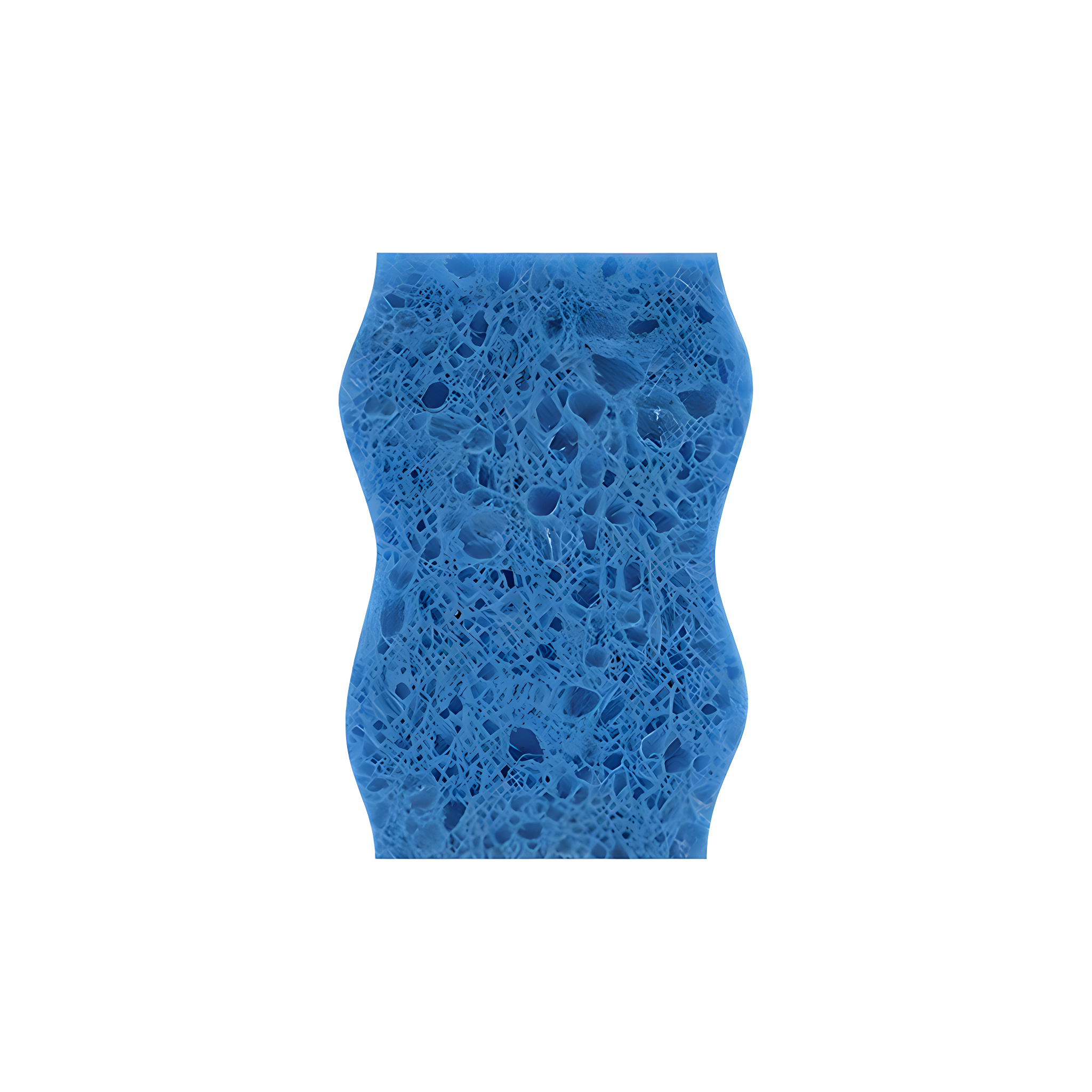 (Кол-во в коробке 80 шт) KARDLI Губка для мытья посуды из древесной целлюлозы