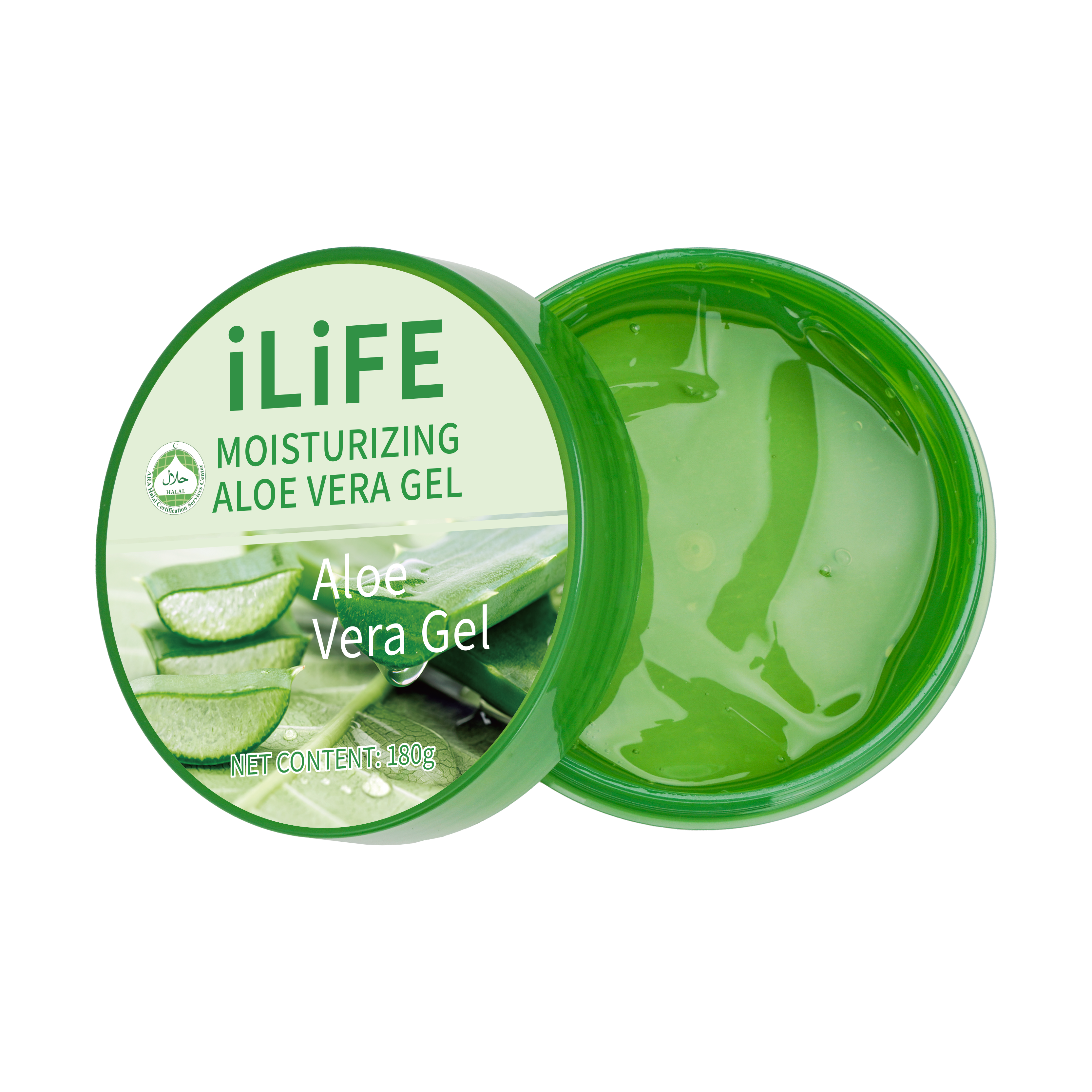 (Кол-во в коробке 30 шт) iLiFE 180 г Увлажняющий гель с алоэ вера