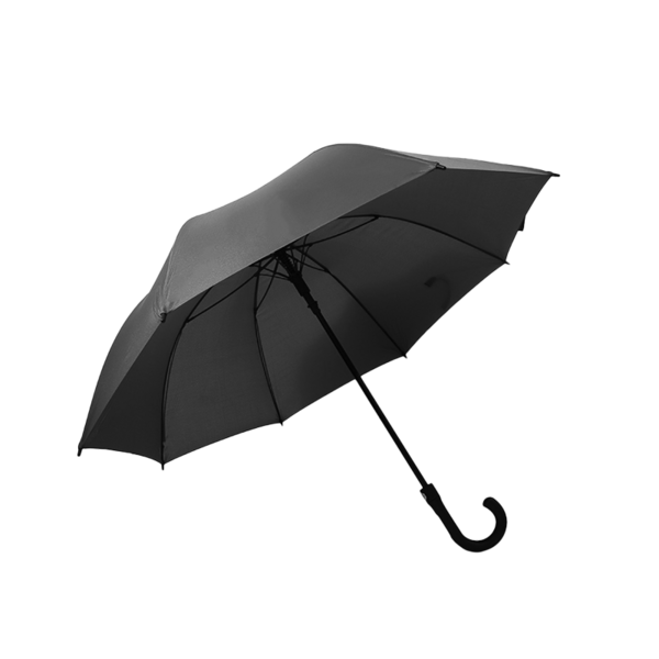 (Кол-во в коробке 50 шт) Зонт 8K прямой суперводоотталкивающий (черный)