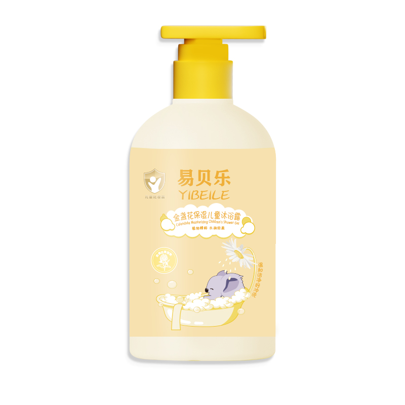 (Кол-во в коробке 20 шт ) Yibeile  Увлажняющий детский гель для душа с календулой/500г