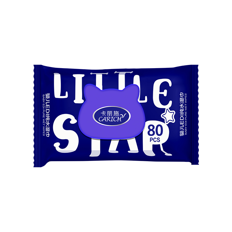 (Кол-во в коробке 24 шт) Салфетки CARICH Baby EDI Pure Water 80 шт.