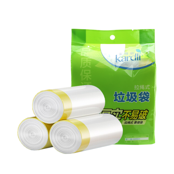 (Кол-во в коробке 60 шт) Kardli Мусорный пакет с ушками