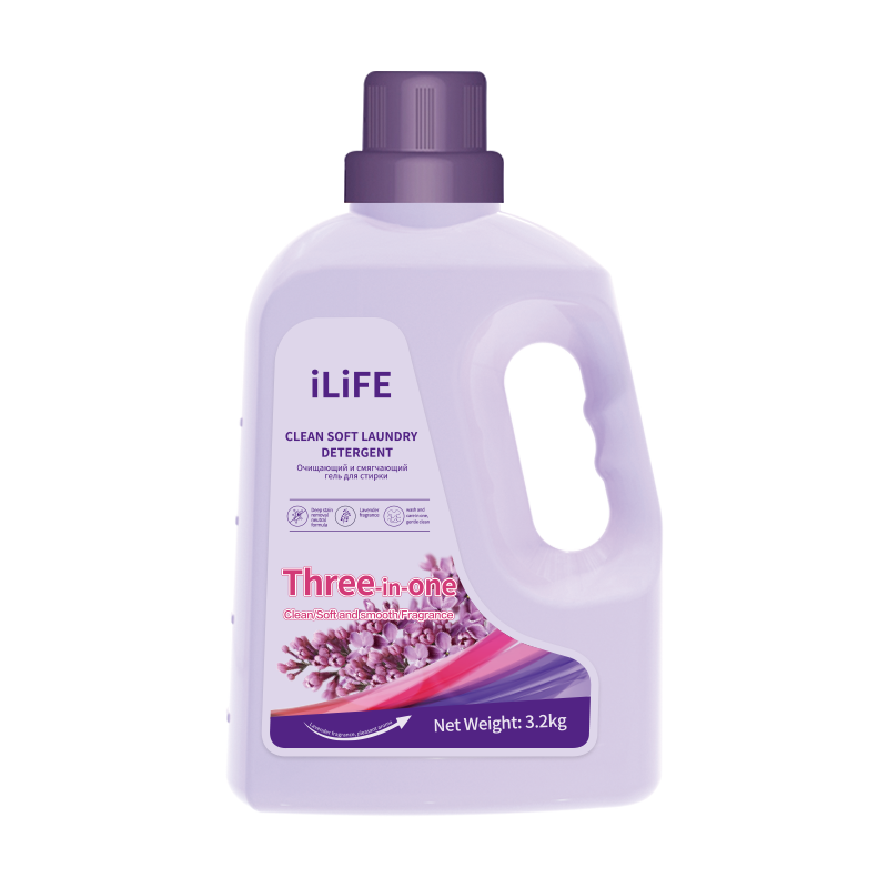 (Кол-во в коробке 6 шт) iLiFE Моющее средство для белья Чистота и мягкость/3,2 кг/аромат лаванды
