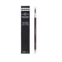 (Кол-во в коробке 144 шт) карандаш для бровей из натурального дерева /коричневый