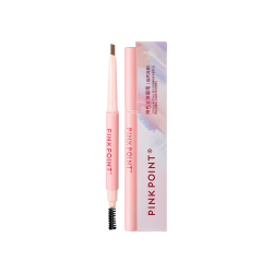 PINK POINT Карандаш для бровей со стойким объемным цветом. Цвет: Естественный темно-коричневый, 0.3 г